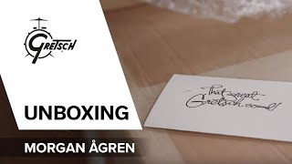 Video thumbnail for Gretsch Drums artist Morgan Ågren unboxing his new USA Custom kit (ENG) by GEWA Drums
