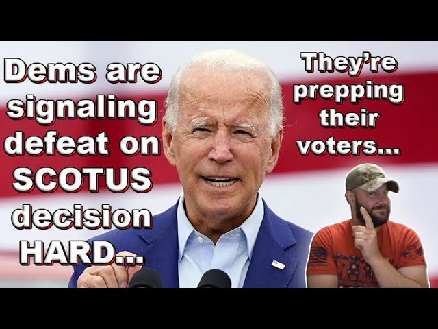 Gun Controllers signaling defeat HARD in SCOTUS case... Dems are preparing voters for a letdown...