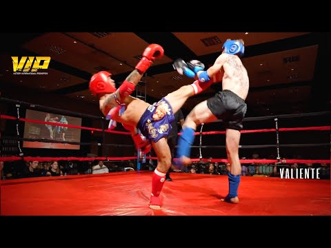 Muay Thai fight  | Super-fight |Dustin Little VS Sam Gruszczynski at VIP 01