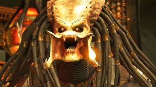 WARRIOR PREDATOR HUNT FOR BIG DAMAGE - Mortal Kombat X "Predator" Gameplay