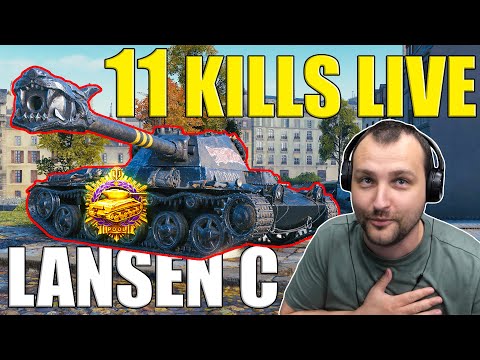 Can You Believe It? 11 Kills with 'Lansen C' Live! | World of Tanks