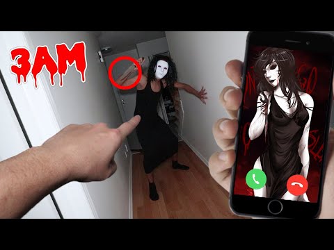 (SCARY) CALLING JANE THE KILLER ON FACETIME AT 3 AM!! *JEFF THE KILLER EX-GIRLFRIEND*