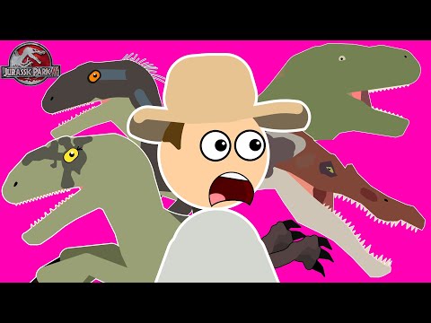 ♪ JURASSIC PARK 3 THE MUSICAL BUT IN PIVOT - Animated Parody Song (LHUGUENY)