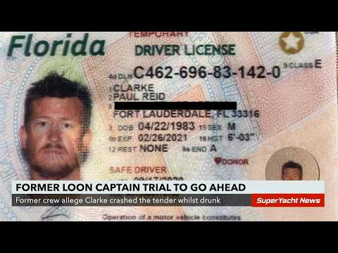 Former M/Y Loon Captain's Trial Date Set | SY Clips