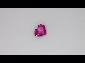 Spinello Rosa taglio a cuore, 1.31 ct Video 1
