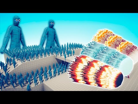 100x ICE MUMMY vs 3x EVERY GOD - TABS | Totally Accurate Battle Simulator 2024