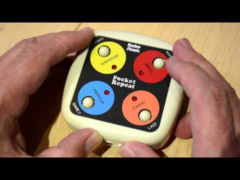 Vintage Radio Shack Pocket Repeat Game