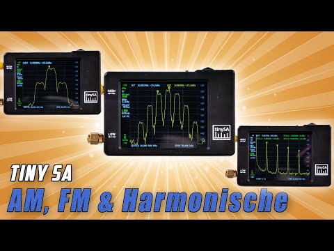 tinySA #02 📈 Practice: AM, FM & Harmonics