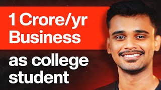 College Student Built a 1 CRORE/YEAR BUSINESS at Age 22 😱| Saransh Anand | MarkitUp Story