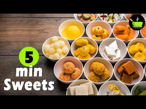 Delicious Instant Sweet Recipes |  5 Mins Sweets | Indian Sweets | Easy Sweets Recipes | Mithai