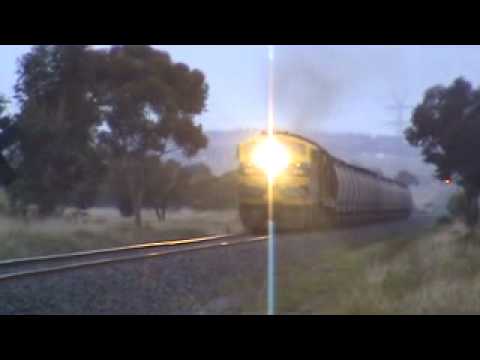Elzorro B,G Empty Grain Train at Bannockburn 31.08.2010_xvid.avi