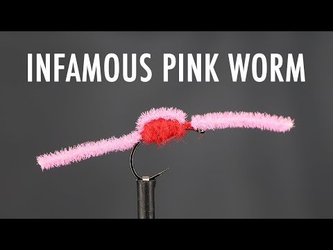 Tying the Infamous Pink Worm Fly (San Juan Worm Variation)