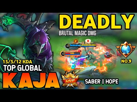 KAJA BEST BUILD 2022 | TOP GLOBAL KAJA GAMEPLAY | MOBILE LEGENDS✓