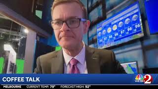 COFFEE TALK: Tracking a few areas in the tropics... and building heat for our weekend... Let's chat!