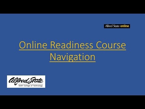 Suny Asc Student Readiness Navigation Video