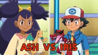 Ash vs Iris 2 | Dragonite vs Krookodile |