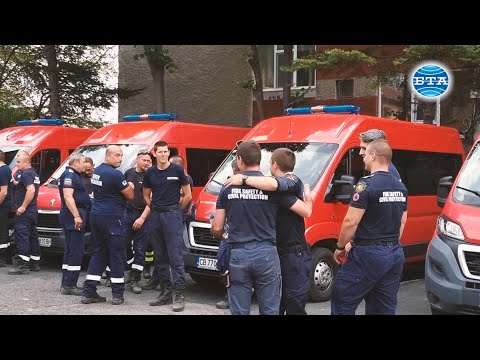 Първият екип от пожарникари, заминал за Гърция, се завърна в България