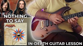 Angra - Nothing To Say (Guitar Lesson + Free Tabs) | In-Depth Tutorial by Riccardo Gioggi