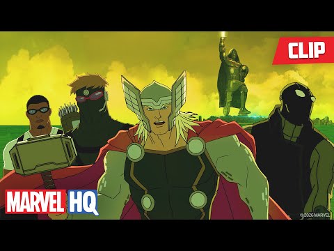 Thor Visits Dr. Doom's Alternate Reality 🫢🔨 | Marvel's Avengers Assemble | @MarvelHQ