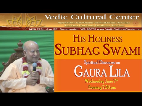 Class on Gaur Lila by HH Subhag Swami 7th June 2017