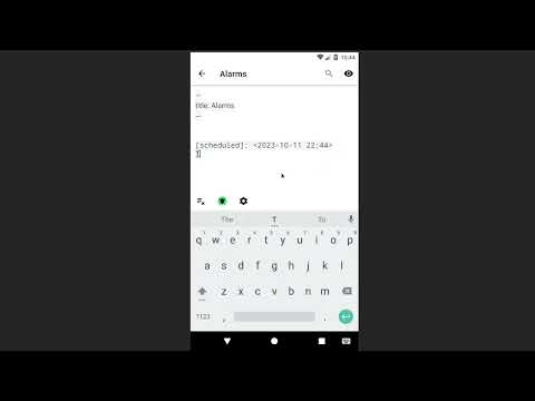 Zettel Notes: Alarm Plugin