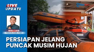 Jelang Puncak Musim Hujan, BPBD Provinsi Jambi Siapkan Personel untuk Mitigasi Bencana