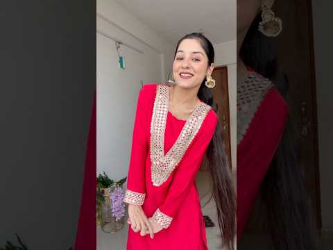 He gifted this suit for करवा चौथ🙈 | Anju Mor | #ytshorts #trending #viral