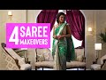 How To Style A Saree 4 Different Ways