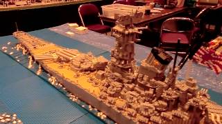 preview picture of video 'Impressive Bay Area LEGO Train & WWII Japanese Battleship Yamato Models.-1'