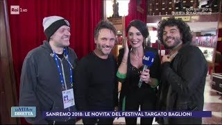 Nek, Max Pezzali e Francesco Renga ospiti a Sanremo 2018