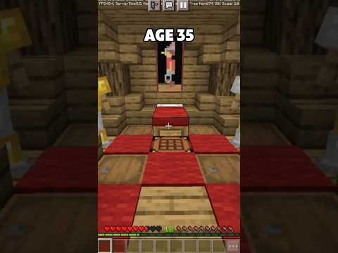 Hyper Gaming - Bases At Different Ages (World's Smallest Violin)#shorts #viral #minecraft