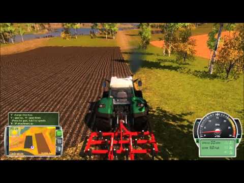 Lets Play Professional Farmer 2014 #1: Plowing, Cultivating, and Sowing