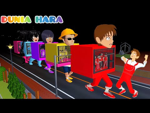 Anomali Yuta Penjara Warna Warni Kejar Orang Sesuai Warna Baju 😱 | Dunia Hara Sakura