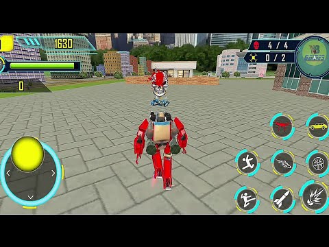 Drone Robot Car Game: Robot Transforming Game  - Android Gameplay FHD