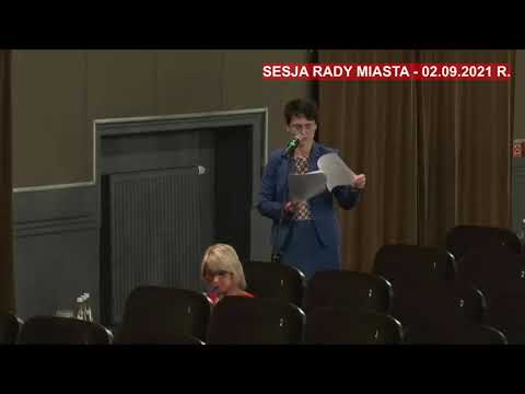 Sesja Rady Miasta Żory - 02.09.2021 r.