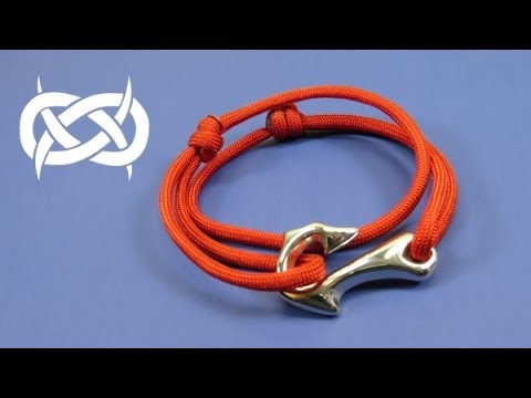 YouTube video about: How to make a fish hook paracord bracelet?