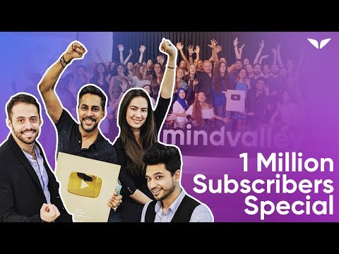 ? Mindvalley Hit 1 MILLION on YouTube ? Thank You Our Subscribers!!! ❤️