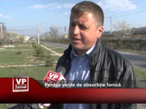 Perdea verde de absorbție fonică