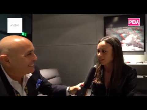 IPiDiA VideoTour in Arketipo al Salone del Mobile 2017 Marco Caredda intervista Martina Albertazzi