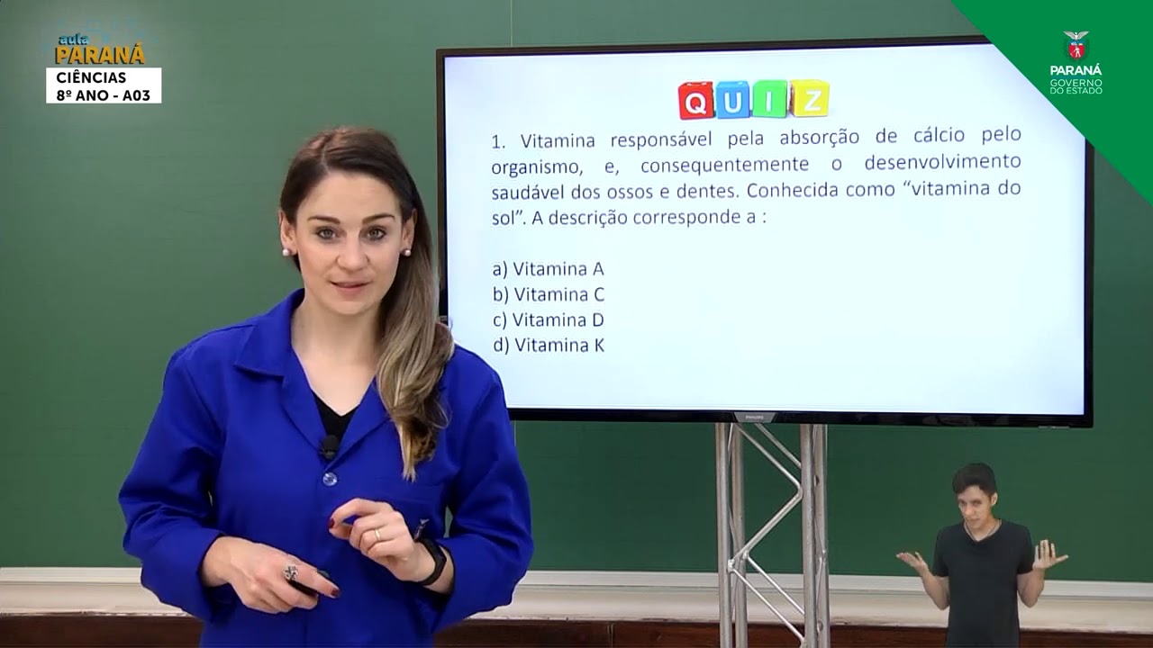 2021 | 8º Ano | Ciências | Aula 03 - Vitaminas e Sais Minerais - Parte 1