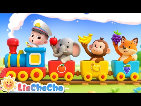 Toot Toot Train Song 5 | EP180 | Yummy Fruits Song | Nursery Rhymes & Kids Songs | LiaChaCha