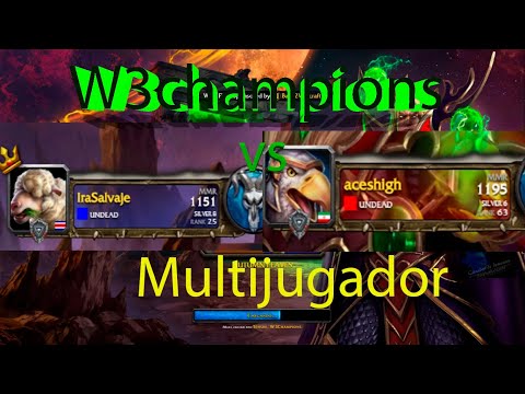 Warcraft 3 Reforged. W3champions IraSalvaje(UD) Vs aceshigh(UD)