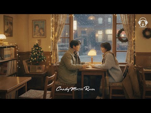 Sweet & Chill K-Pop Playlist for Christmas 🎶 90s Cafe Cozy Night Vibes music to study, relax, work