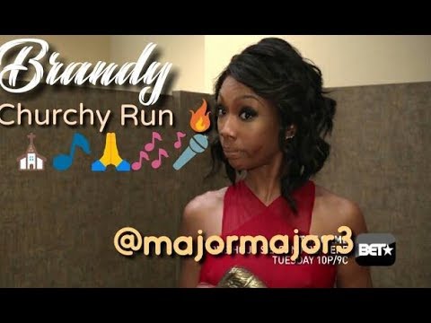 Brandy does a Churchy run ♫ ♩ ♬ ♭