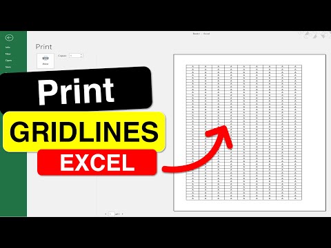 How to Print Gridlines in Excel ( Microsoft )