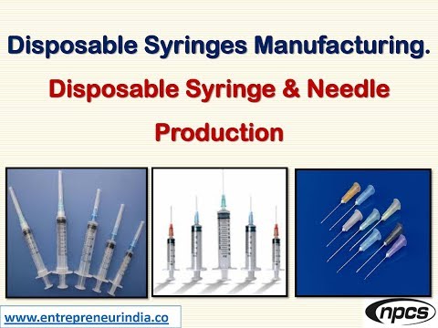 Disposable Syringe Needle Production