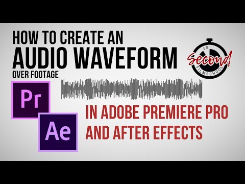 How to Create an Audio Waveform in Adobe Premiere and After Effects (over footage)