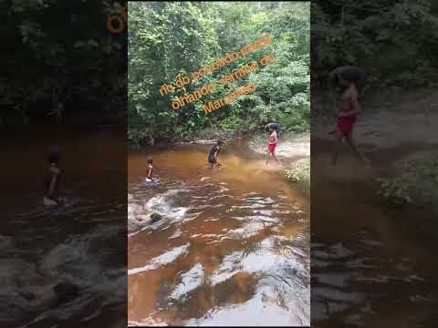 Rio do.povoado passa olhando serrano do Maranhão