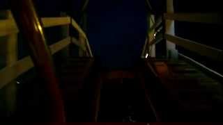 preview picture of video 'Scenic Railway roller coaster at night Great Yarmouth pleasure beach'