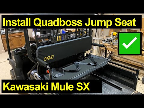 Kawasaki Mule SX ● Install Quadboss Jump Seat for Passengers